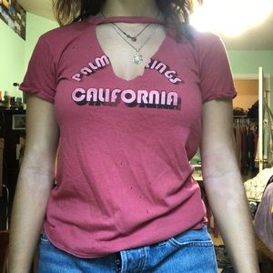 American Eagle Distressed Graphic T